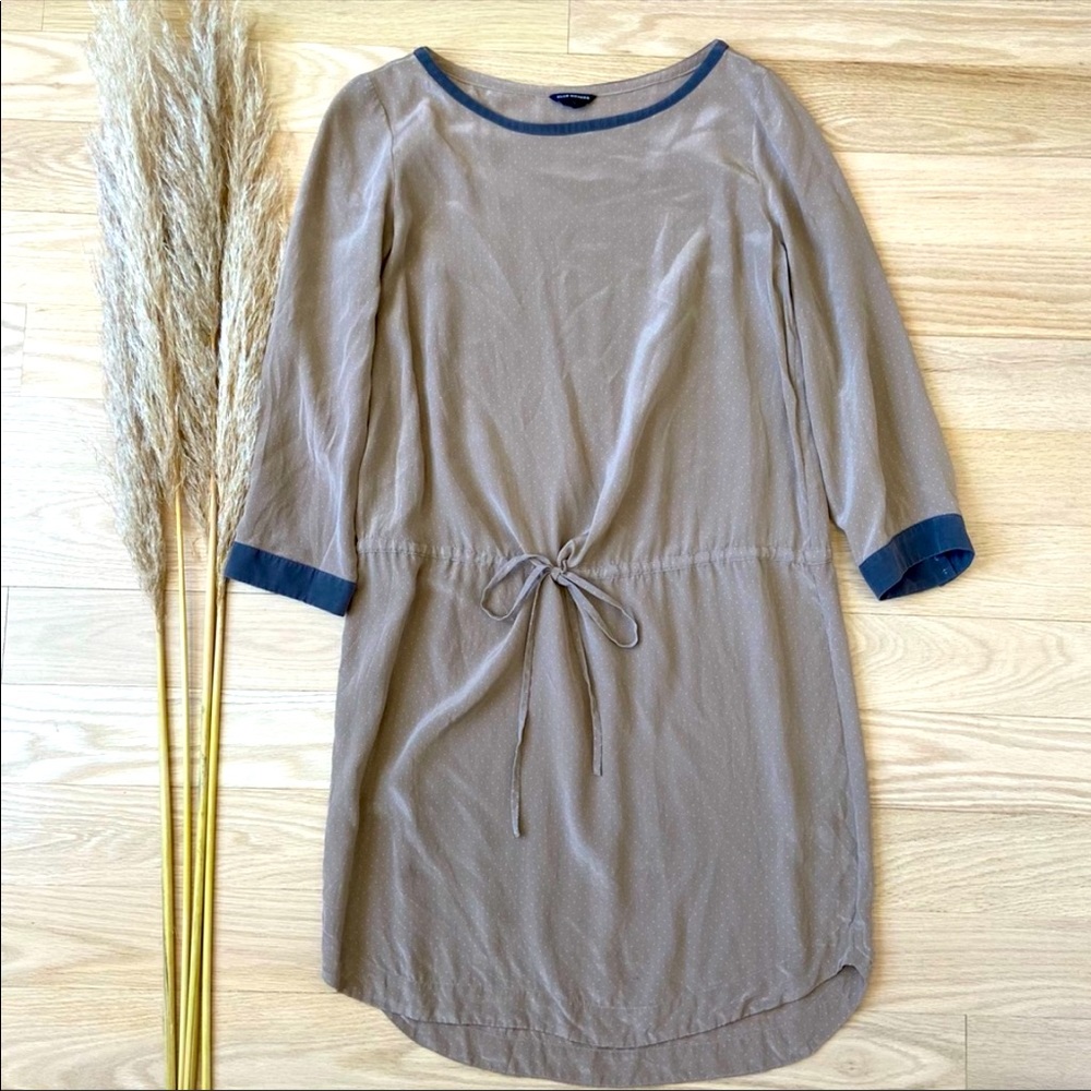 Club Monaco | 100% Silk Nude Mini Dress